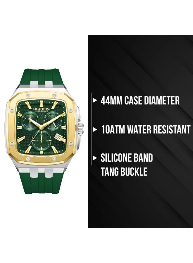 Quantum  Men's Silicone Analog Watch HNG1033.275 - 44 mm for Men | Best Price UAE